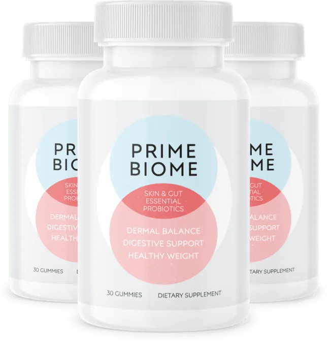 PrimeBiome 3 bottles, 90 day supply